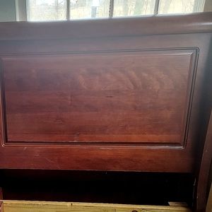 King size sleigh Bed head and foot board with reinforced head board